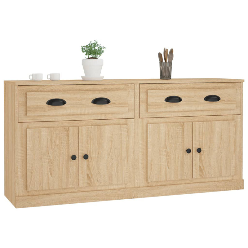 Huya Display Cabinet, Sonoma Oak