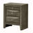 Elegant Gray Storage Nightstand