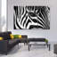 «Zebra Eye», reproduction d'art sur toile-891274819