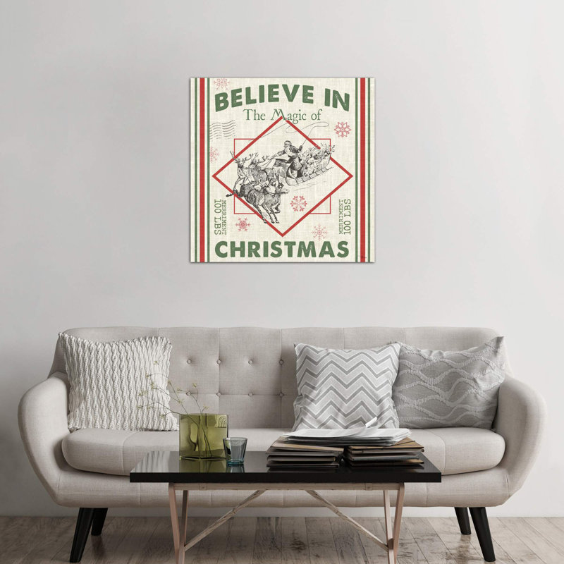 Believe In The Magic I by Pela Studio - Wrapped Canvas Print, 93.98 cm H x 93.98 cm W x 1.91 cm D