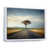White Floater Framed