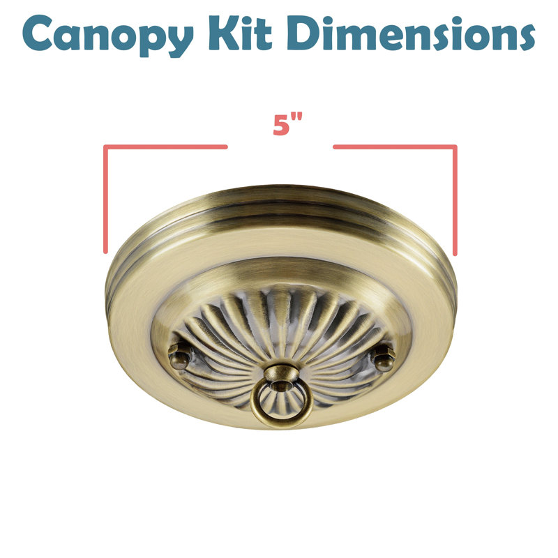 Canopy, Antique Brass