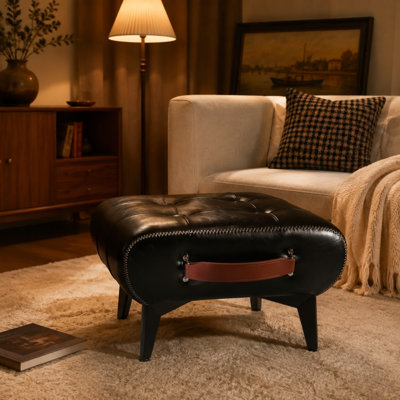 High quality leather stool