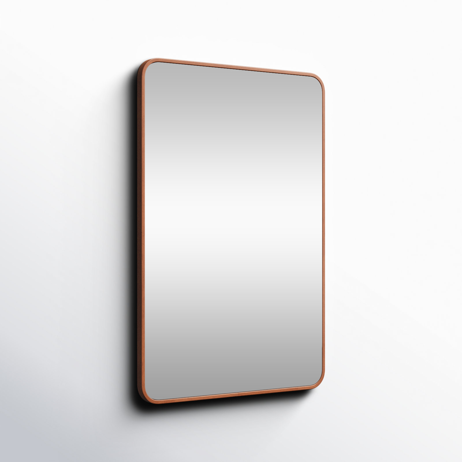 Strophe Solid Wood Rectangle Mirror