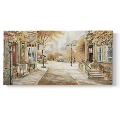 City Café- Gallery Wrapped Canvas -Ready to Hang