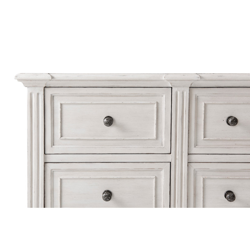 Laurent 9 - Drawer Solid Wood Dresser, Nora