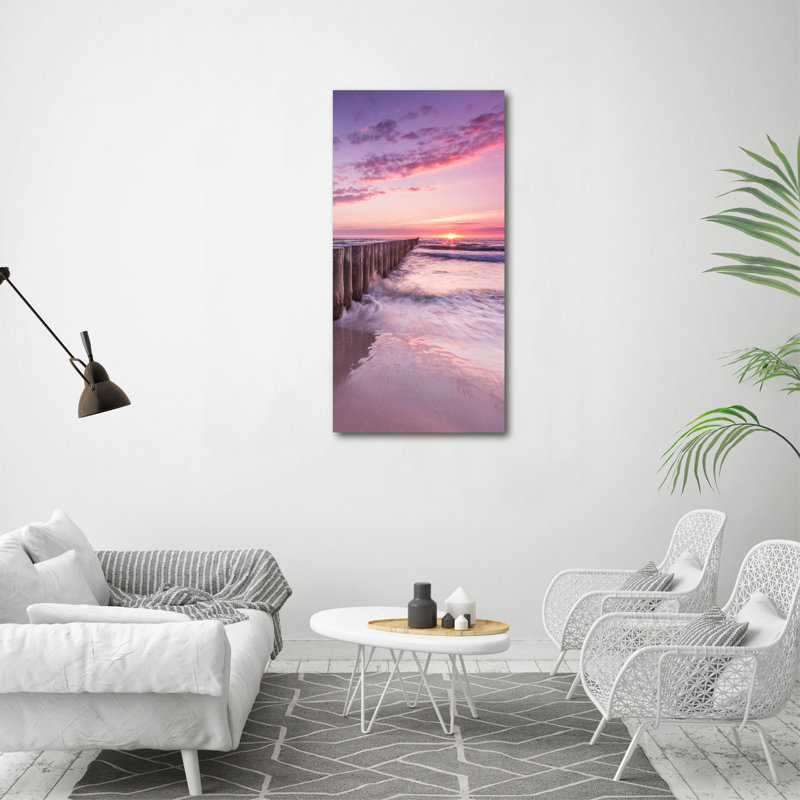 Breakwater - Wrapped Canvas Print