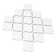 Retro Bianco 9" x 11" Porcelain Mosaic Tile