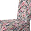 Chaise d'appoint rembourrée rose à motif floral de style romantique rose Trance