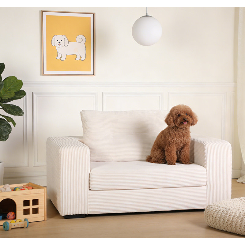 Compression Human Dog Sofa Bed, Beige
