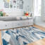 Veroniza Blue Grey Aztec Power Loom Rug-65546422