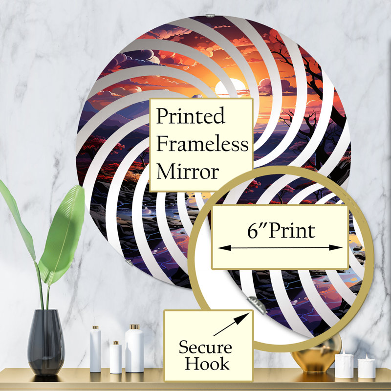 Circle Mirror, 31.4" x 31.4"
