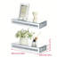 2 Piece Acrylic Floating Shelf