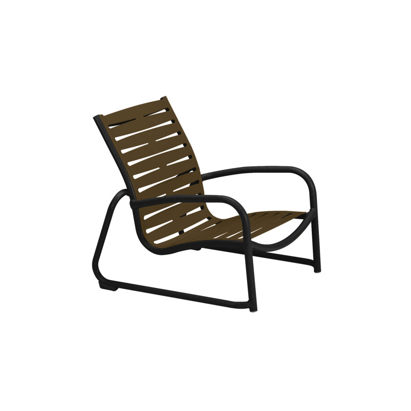 Fauteuil de patio Millennia EZ Span ™, Bronze vieilli, Obsidienne