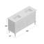 Ensemble de meuble-lavabo double 60 po Lexington-963995175-963995178