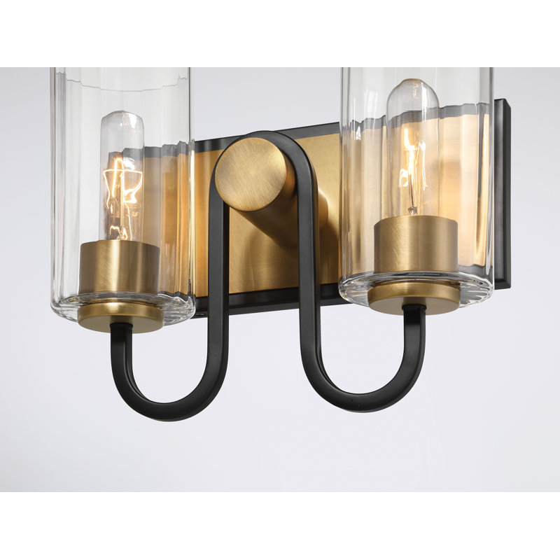 Orla Vanity, 2 Lights, 10.25" H x 12.25" W x 5.5" D, 120 W