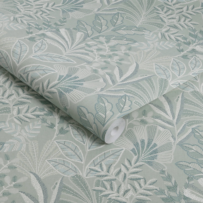  Papier peint Vendura Weave Sky, Bleu