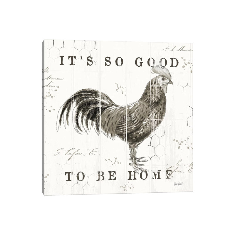 Farmhouse Fresh I by Katie Pertiet - Wrapped Canvas Painting, 30.48 cm H x 30.48 cm W