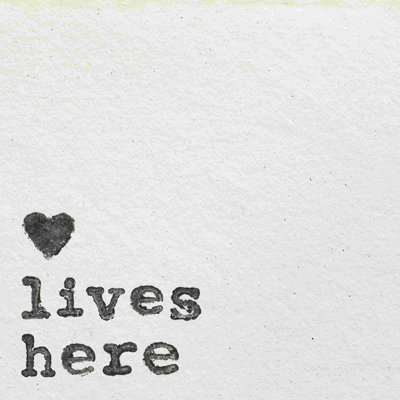 Love Lives Here by Wild Apple Portfolio - Wrapped Canvas Print