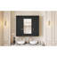 Armoire de salle de bain avec miroir, armoire à pharmacie murale avec 4 tablettes, armoire de rangement avec miroir-2069151103
