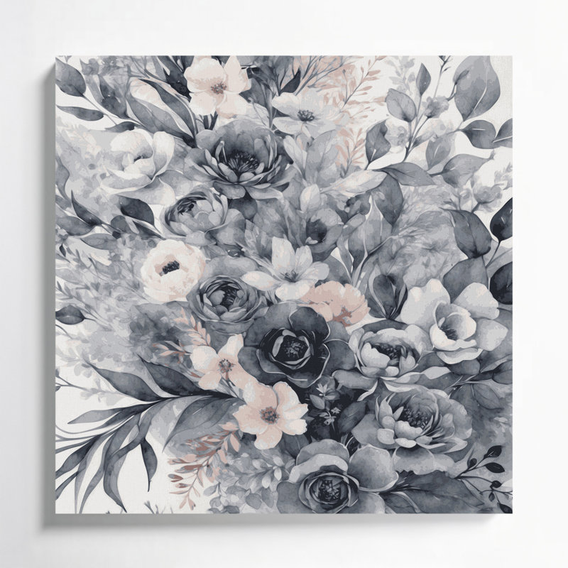 Aquarelle sur toile 92 beige, art mural, H 12 po x l 12 po