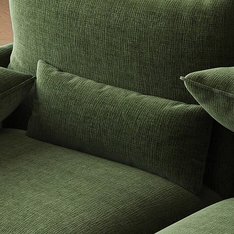 Green Chenille Modular Sofa cushion Loveseat