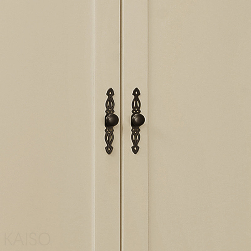 Armoire élégante beige traditionnelle, Beige