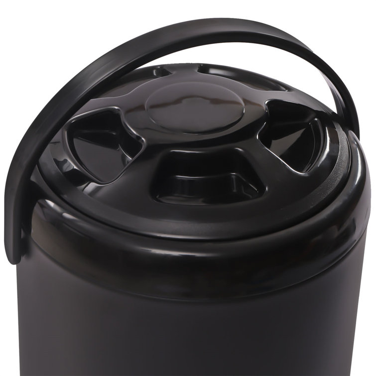 2.3 Gallon Insulated Beverage Dispenser with Stainless Steel Insulated Matte Surface Black Latitude Run