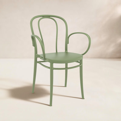 Chaise d'appoint empilable pour patio Farrah