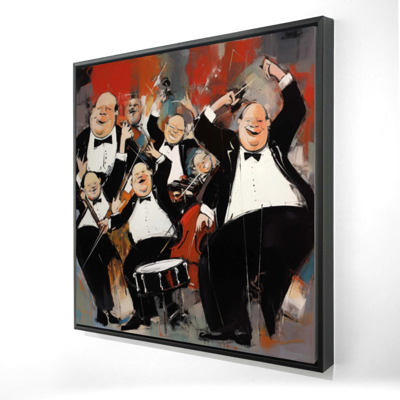 The Group Abstract Bedroom Minimalist Framed Canvas Decor