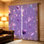 2 rideaux galaxie 2 pièces, tissu filtrant la lumière, étoile fantaisiste et imprimé, parasol d'intimité, conception à passe-tringle, convient au salon, à la chambre à coucher, à la décoration pour enfants