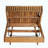 Lounge Chaise Set, Acacia Solid Wood With  LOUNGE CUSHION (Dark Grey) - Matching Cream Version Available