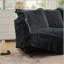 Fauteuil à revêtement antidérapant avec 1 grand coussin de dossier et 2 coussins décoratifs, un canapé profond et confortable, plusieurs coussins moelleux, tissu velours côtelé