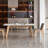Sintered Stone Dining Table with Ash Chairs-107361053