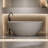 55'' Freestanding Bathtub With Solid Surface Resin Stone, Beige Tone, Overflow And Pop - Up Drain, Tough, Spacious For Single Bather, Ergonomic Shape, Smooth Touch, Simple To Maintain Install, 30