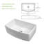 Évier de cuisine en céramique en argile réfractaire simple 33 po x 19 po x 10 po Lofeyo