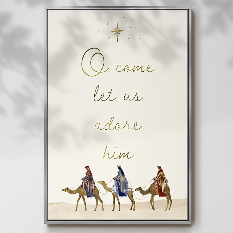Collection Away In A Manger B, H 25 po x l 17 po x P 1,5 po, Argent