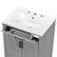 Meuble-lavabo avec lavabo et tablette réglable Raidon-124338155