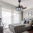 36'' Crystal Ceiling Fan Light with Remote Control