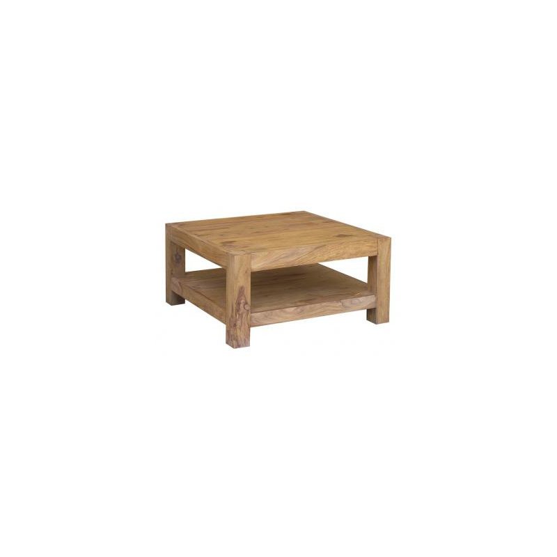 Donoghue Solid Wood Four Leg Coffee Table, Teak