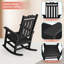 Chaise Adirondack à bascule en plastique Lichent-86803578