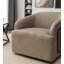 Fauteuil demi-tonneau rotatif en simili cuir Andretta-1428319684