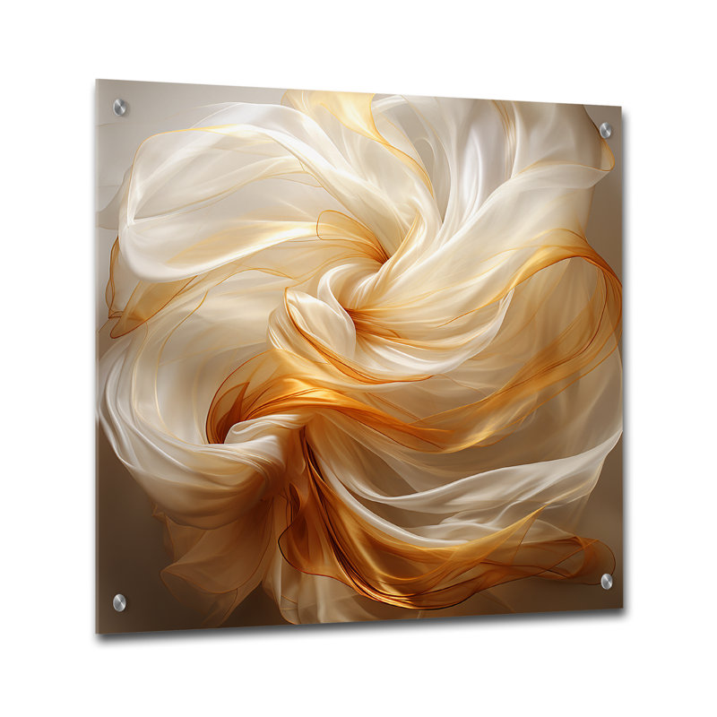 Chottu - Abstract Shapes Acrylic Wall Art, 36" H x 36" W