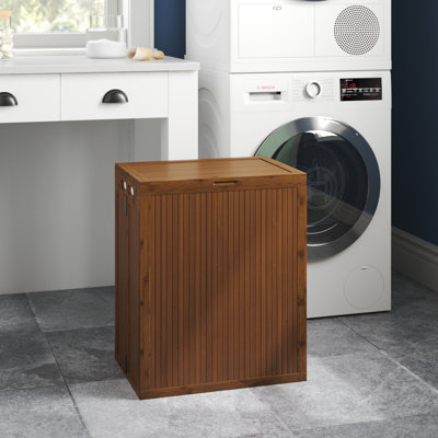 Panier à linge en bambou