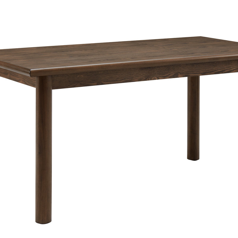 "Table de salle à manger rectangulaire pour personne, table de cuisine rétro, table de salle à manger en bois avec pieds de cuisine en bois massif, très facile à assembler