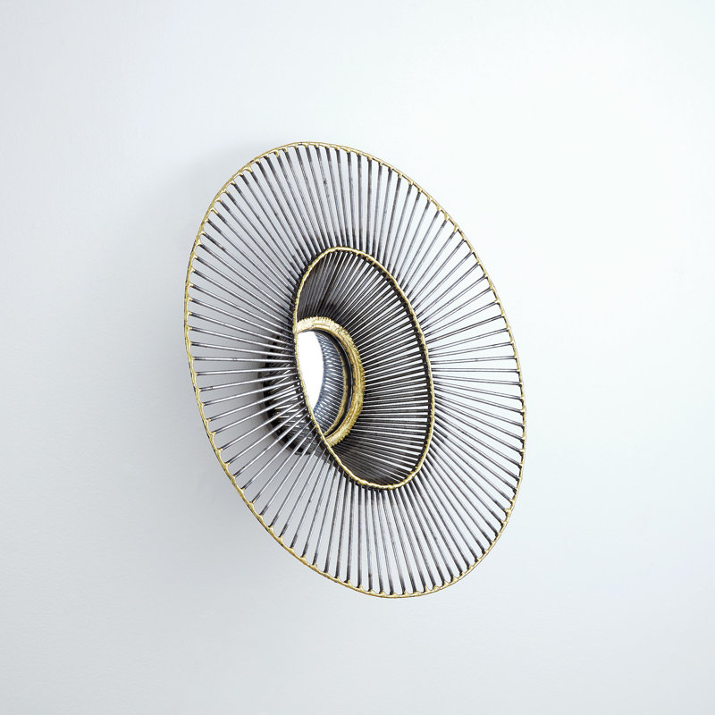 Miroir Tilt-A-Wire, H 18,25 po x l 18,25 po x P 5,25 po