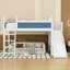 Lit mezzanine avec tablettes de rangement et garde-robe-28452174-28452175