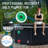 Inflatable Cold Plunge Tub for Athletes, Ice Bath Tub with Insulated Lid Non-Slip Mat, Water Chiller Compatible, Portable for Outdoor & Indoor Recovery, 79"L x 79"W x 33"H, Black