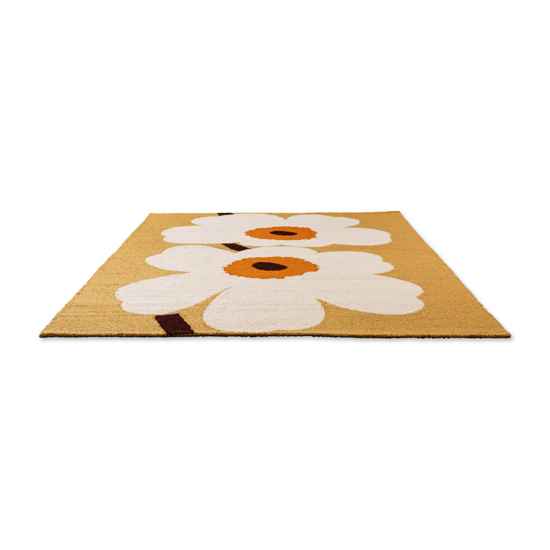 Unikko Anniversary Honey | 433001, Rectangle 4'7" x 6'7", Honey