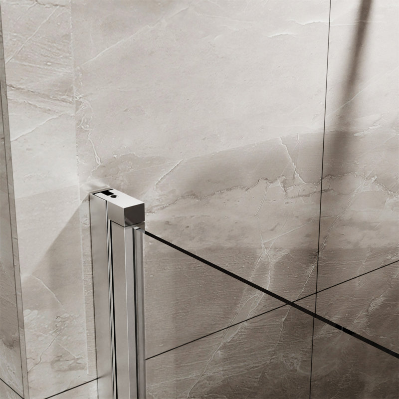 Goodyo 34"X72" Pivot Shower Door, Silver